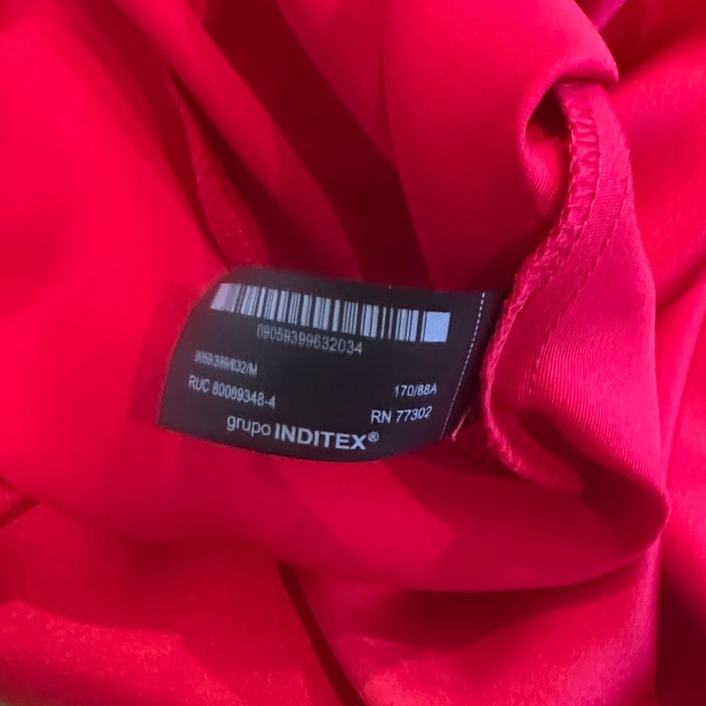 Zara Vibrant Red Midi Dress - Picture 7 of 7